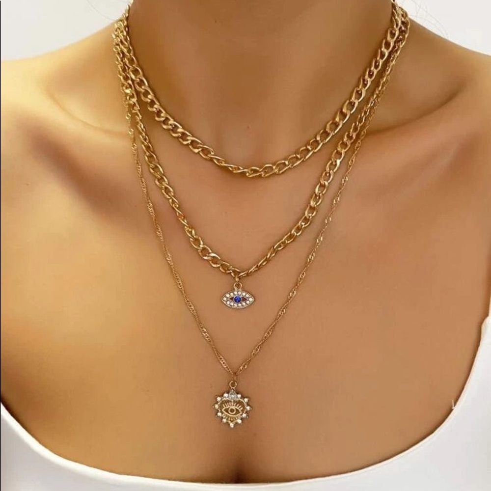 3 layer necklace